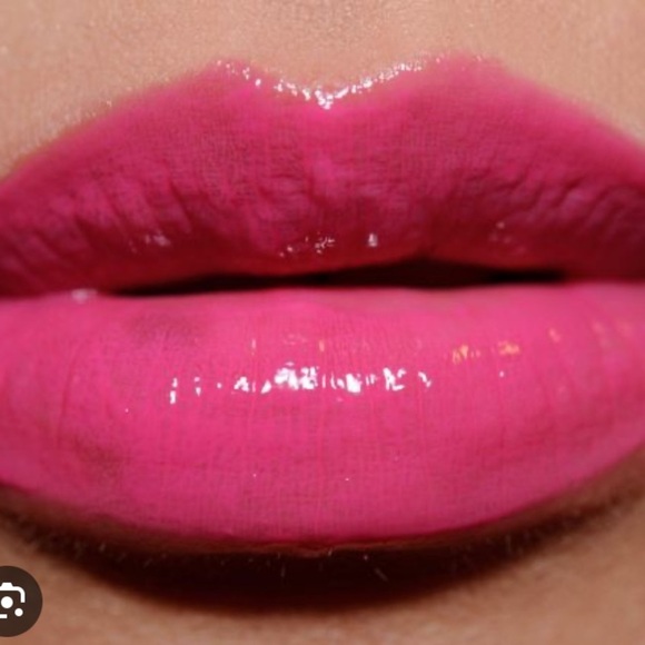 MAC Cosmetics Full Speed Ahead Pro Longwear LipGlass Hot Pink Lip Gloss Rare - Picture 2 of 6